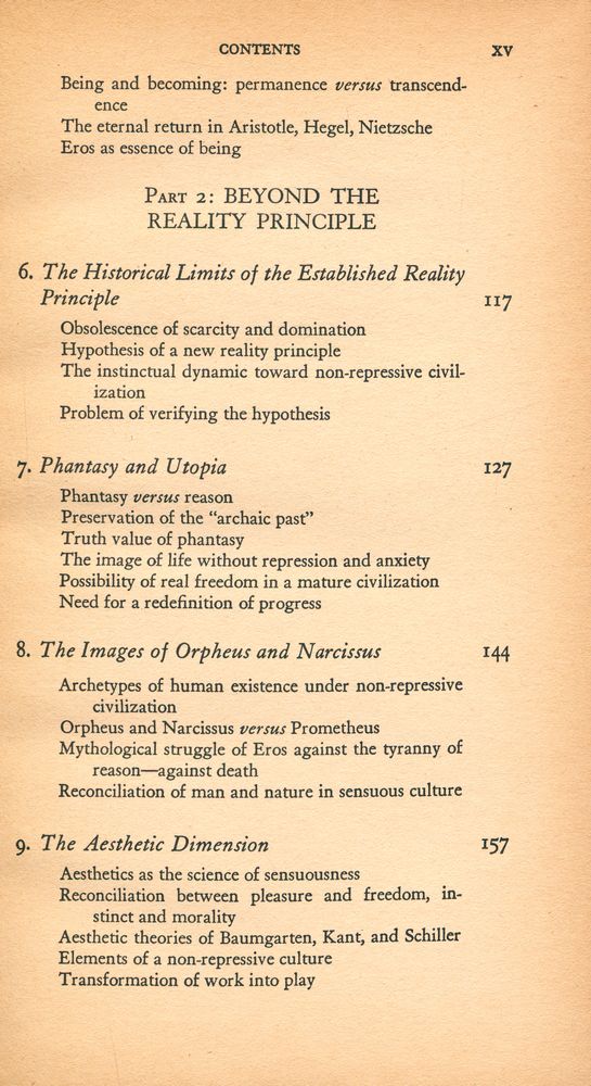 『Eros and civilization : A PHILOSOPHICAL INQUIRY INTO FREUD』 4