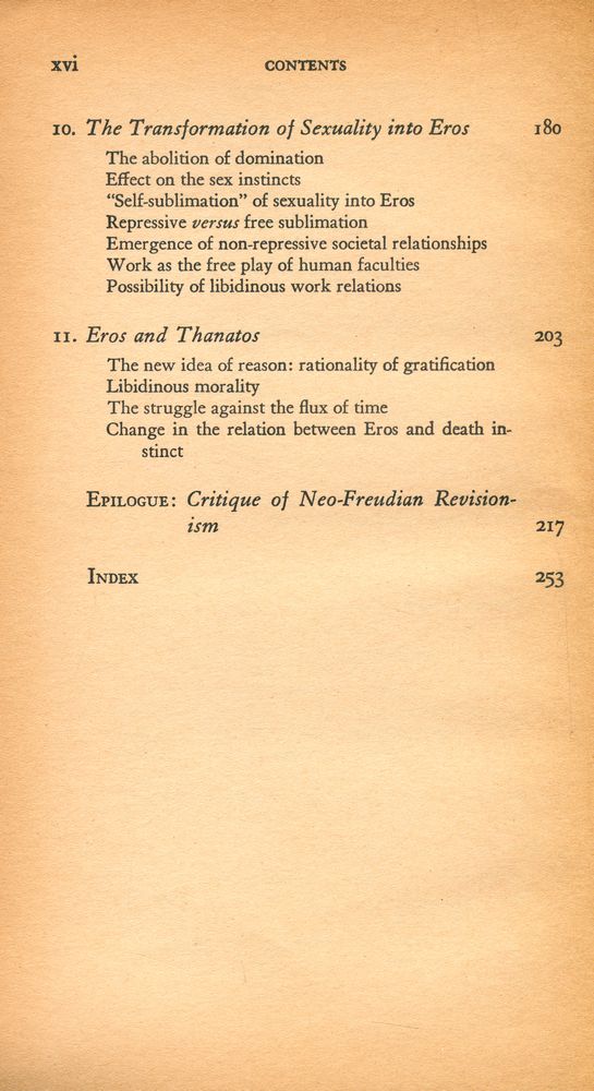『Eros and civilization : A PHILOSOPHICAL INQUIRY INTO FREUD』 5