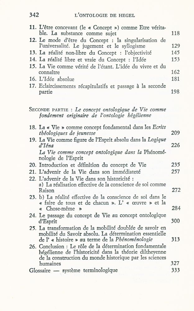 『l'ontologie de Hegel et la théorie de l'historicité』 3
