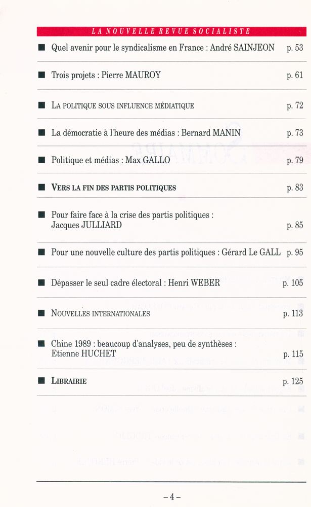 『La Nouvelle revue socialiste』 N°7 3