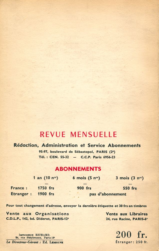 『La Nouvelle critique』 n° 71  3