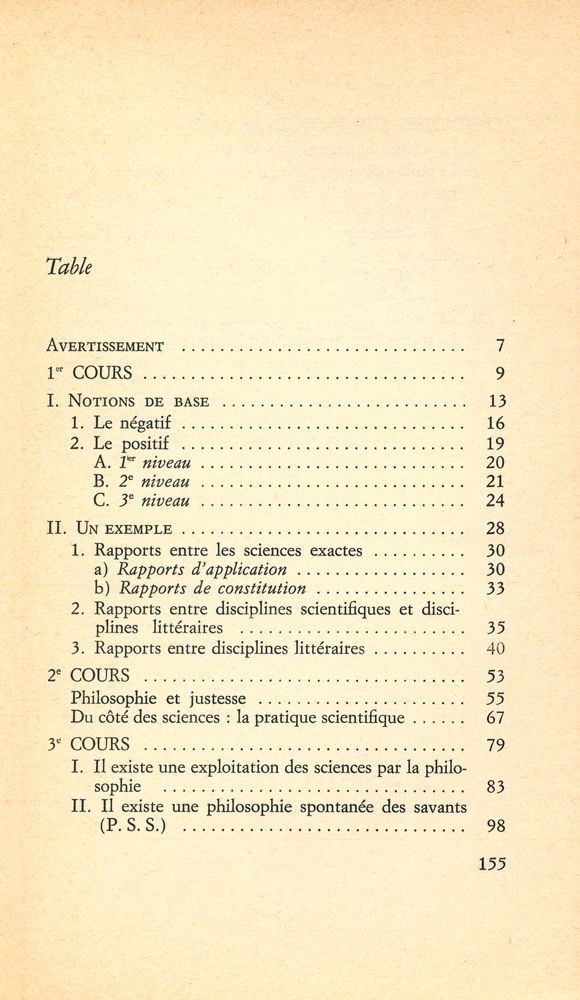 『PHILOSOPHIE ET PHILOSOPHIE SPONTANÉE DES SAVANTS(1967)』 2