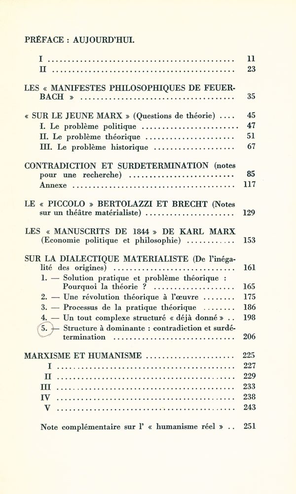 『POUR MARX』 2