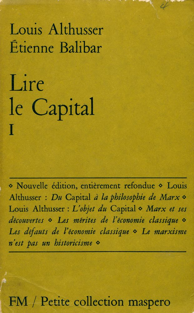 『Lire le Capital Ⅰ』 1