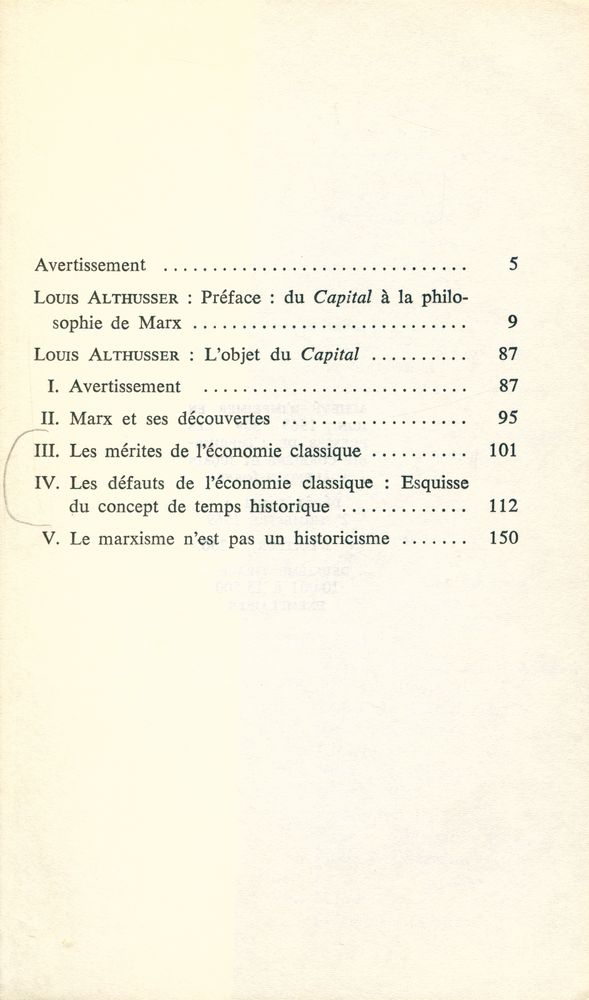 『Lire le Capital Ⅰ』 2
