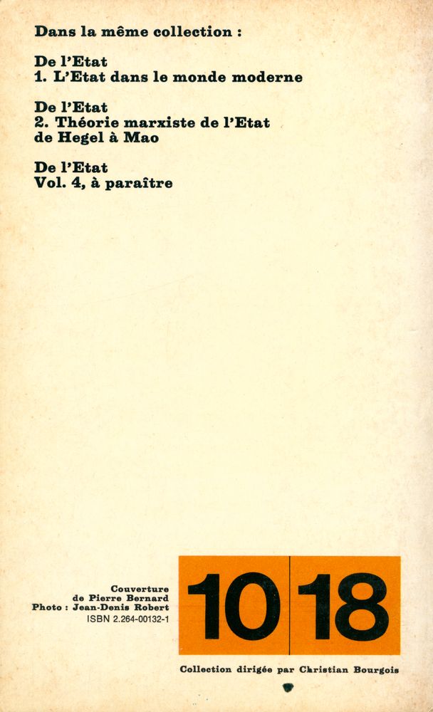 『De l'Etat. 3. Le mode de production étatique』 3