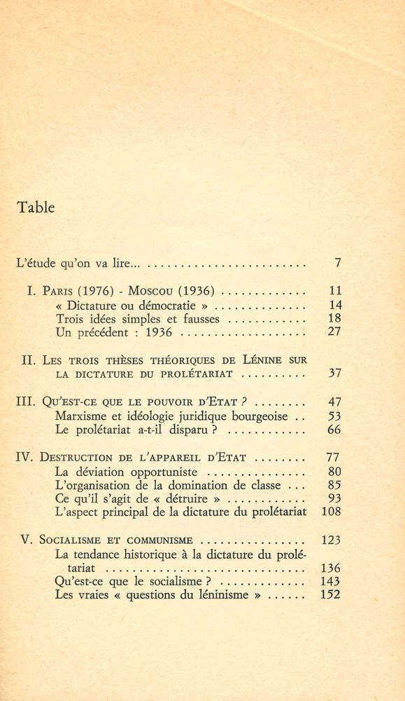 『SUR LA DICTATURE DU PROLÉTARIAT』 2