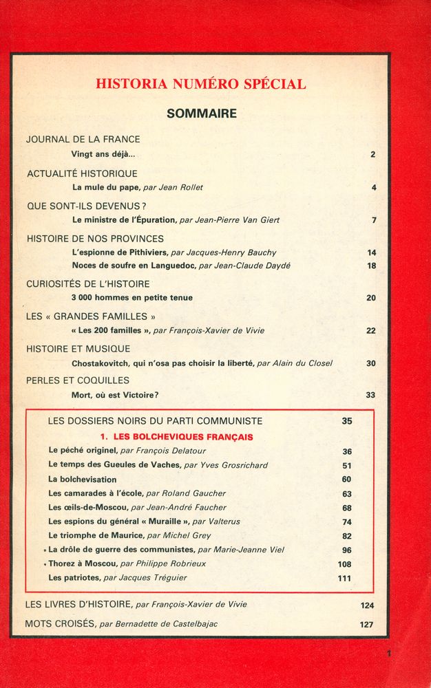 『HISTORIA』 NUMÉRO SPÉCIAL 2