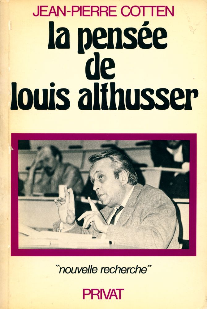 『la pensée de louis althusser』 1