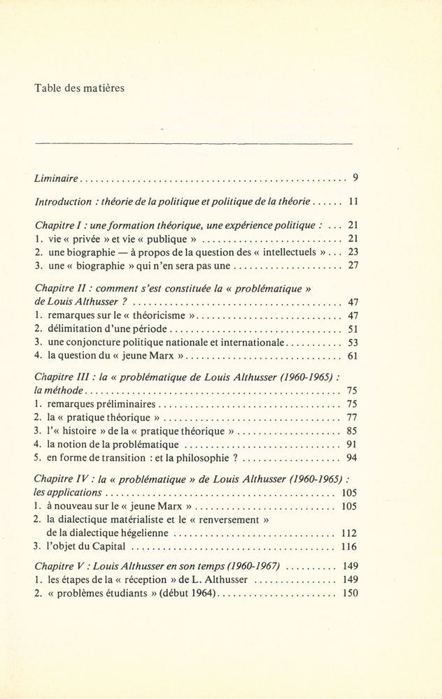『la pensée de louis althusser』 2