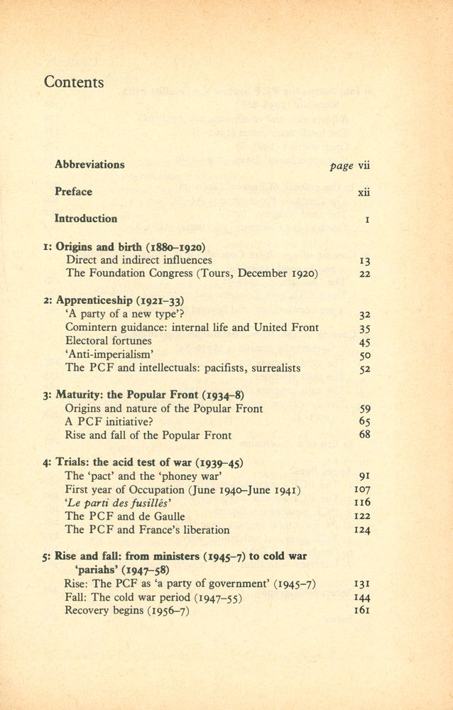 『The French Communist Party : a critical history (1920 - 84) : from Comintern to 'the colours of France'』 2