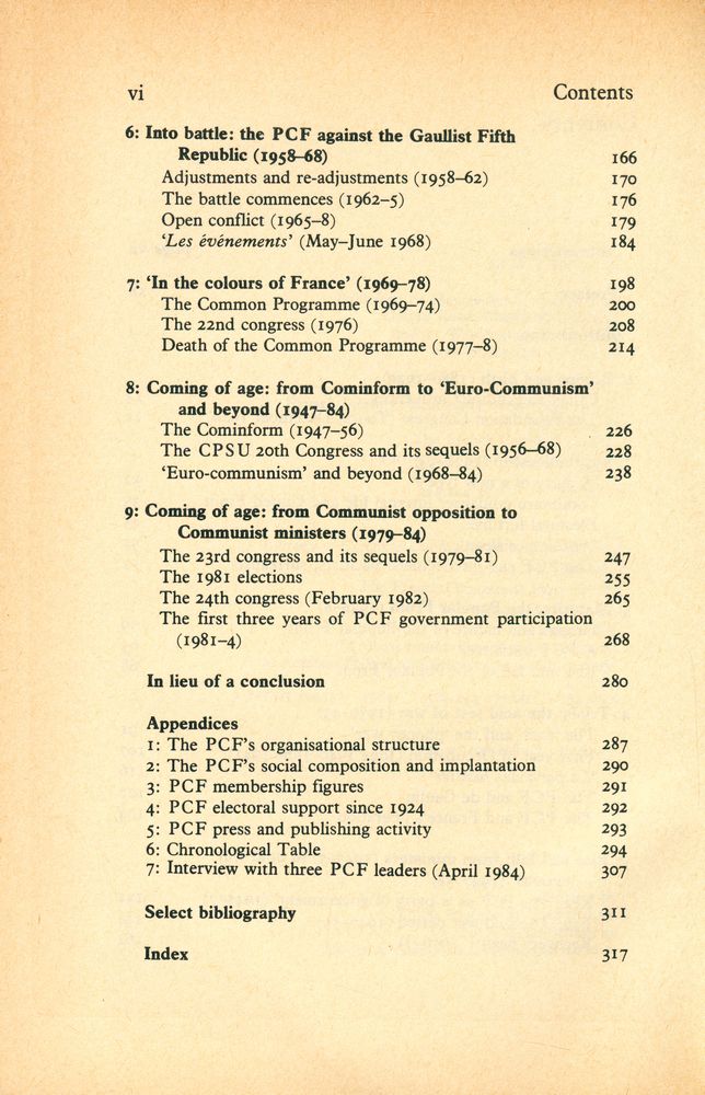 『The French Communist Party : a critical history (1920 - 84) : from Comintern to 'the colours of France'』 3