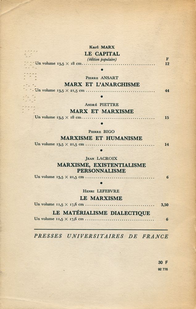 『KARL MARX et FRIEDRICH ENGELS TOME Ⅳ : LA FORMATION DU MATÉRIALISME HISTORIQUE(1845 - 1846)』 2