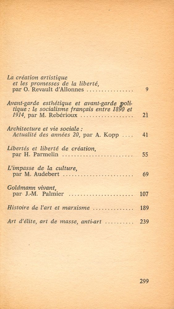 『Esthétique et marxisme』 2