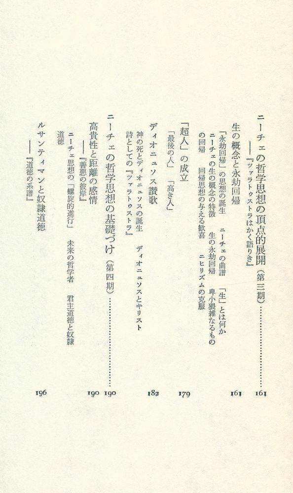 『中公新書 235 - ニーチェ』 5