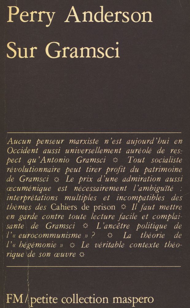 『Sur Gramsci』 1
