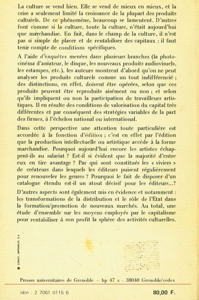 『Capitalisme et industries culturelles』 3