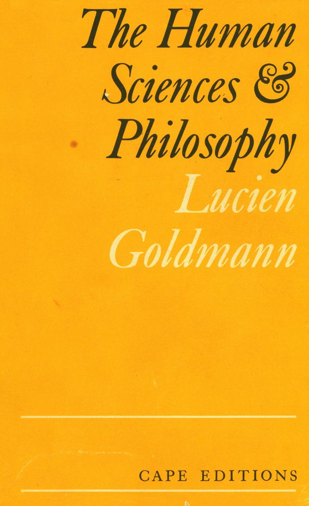 『The Human Sciences & Philosophy』 1