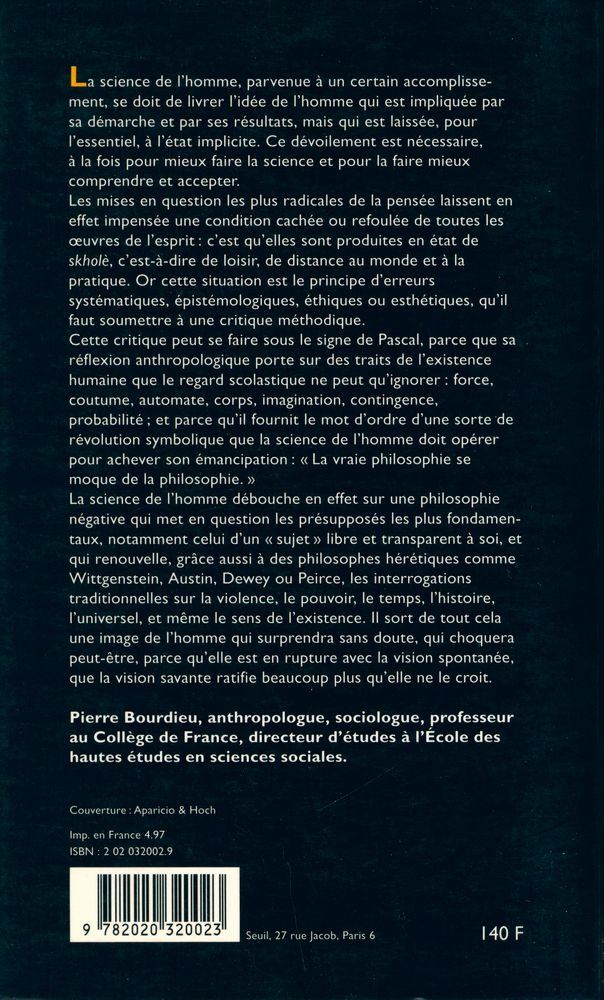 『Méditations pascaliennes』 4