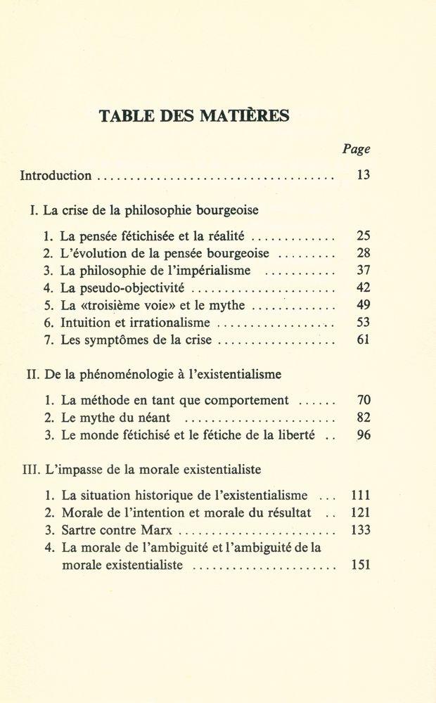 『EXISTENTIALISME OU MARXISME?』 2