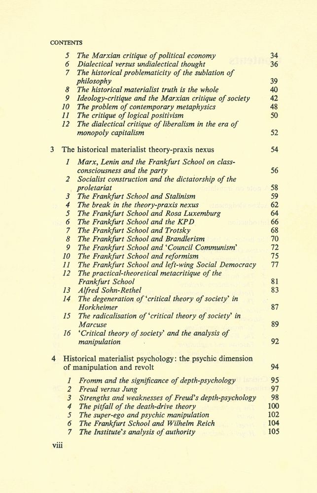 『ORIGIN AND SIGNIFICANCE OF THE FRANKFURT SCHOOL』 3