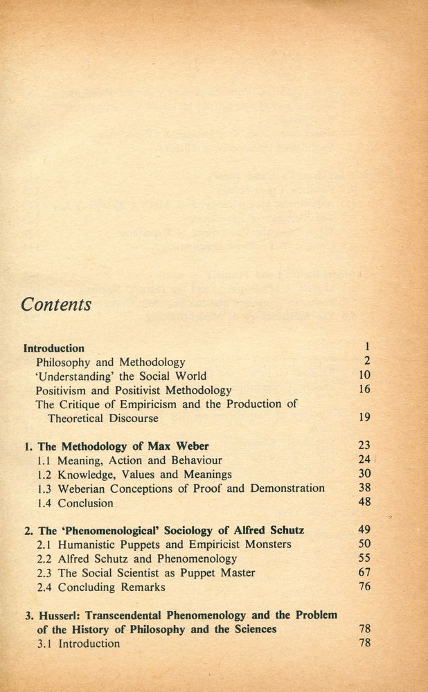 『Philosophy and methodology in the social sciences』 2