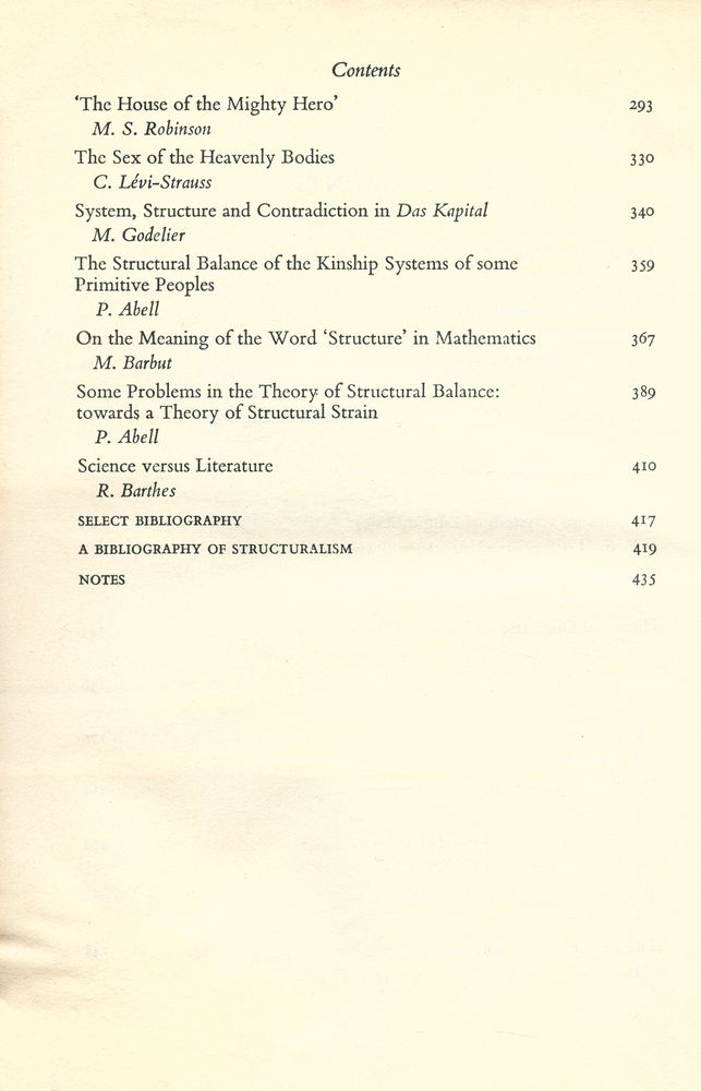『Introdution to STRUCTURALISM』 3