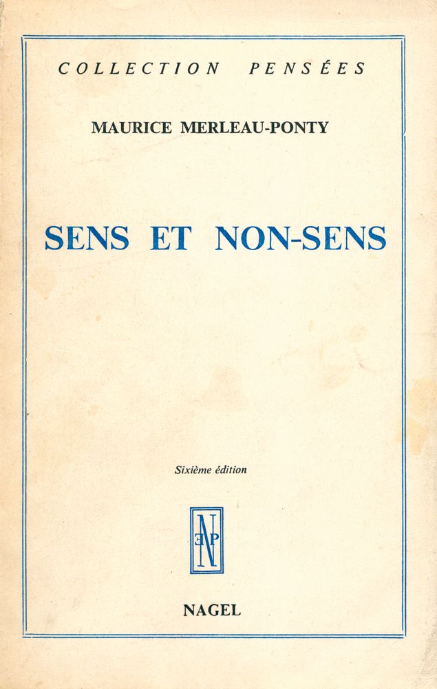 『SENS ET NON - SENS』 1