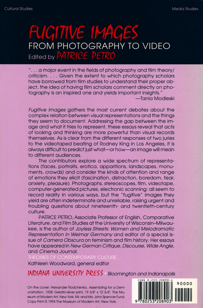 『Fugitive images : from photography to video』 4