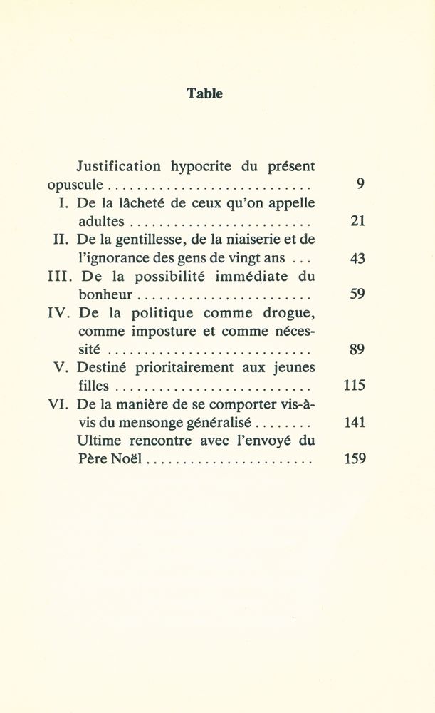 『Lettre ouverte aux gens de vingt ans à qui l'on ment』 2