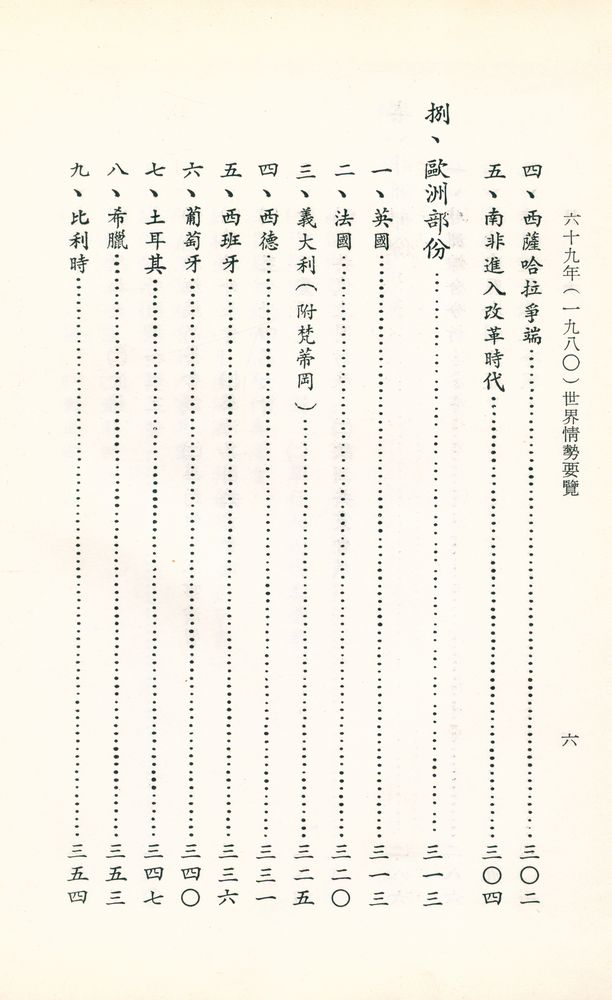 『世界情勢要覽』 六十九年(一九八0) 7