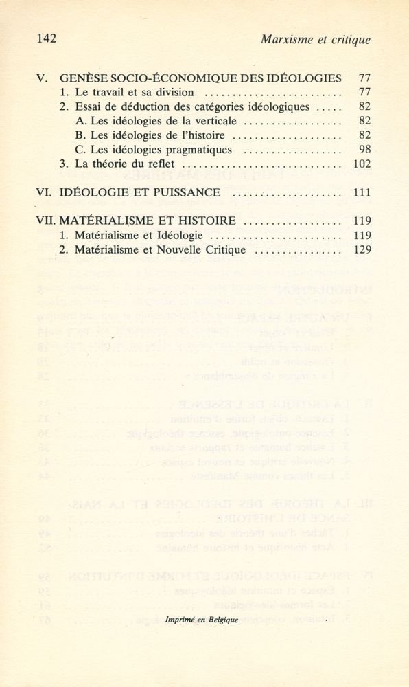 『marxisme et critique』 3