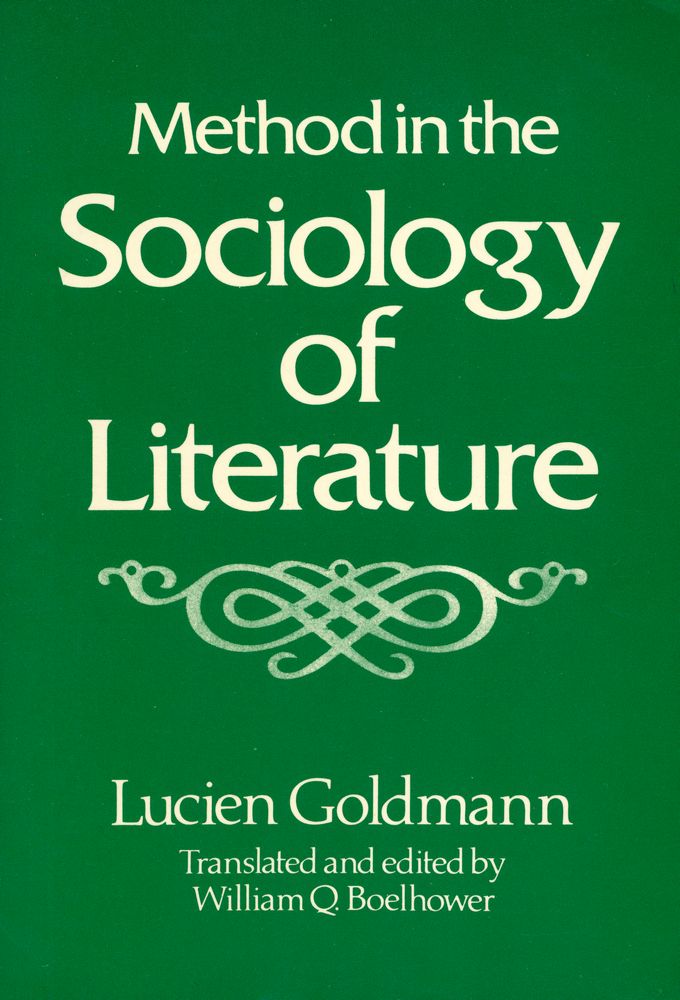 『Essays on method in the sociology of literature』 1