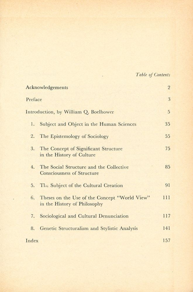 『Essays on method in the sociology of literature』 2