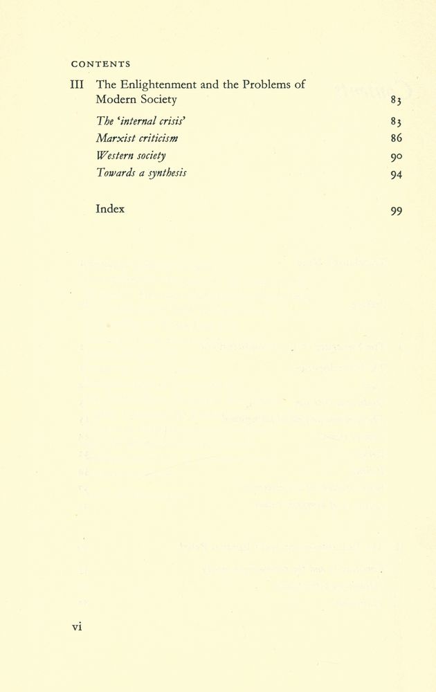 『THE PHILOSOPHY OF THE ENLIGHTENMENT : The Christian Burgess and the Enlightenment』 3