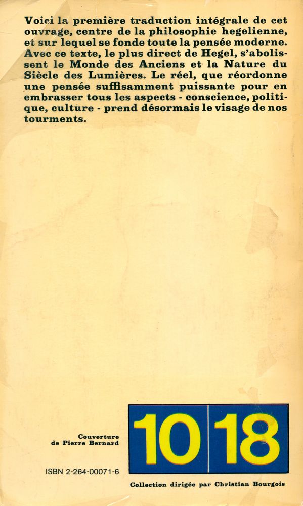 『La Raison dans l'Histoire』 5