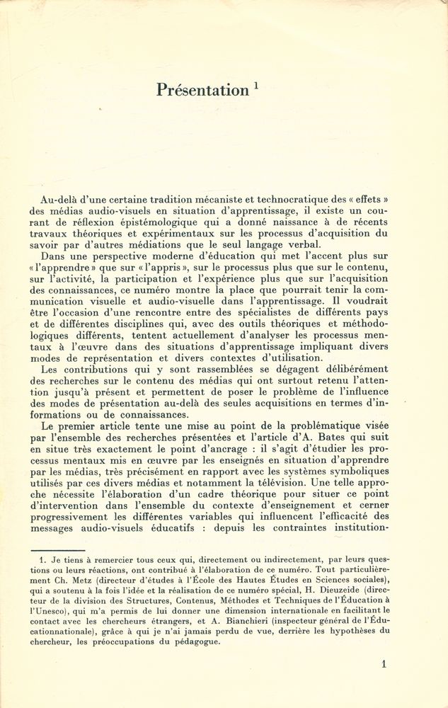 『COMMUNICATIONS: Apprendre des médias』 1981 33 2