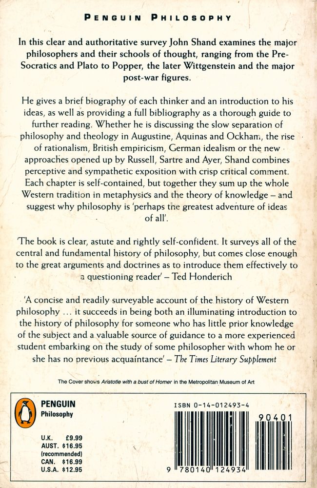 『PHILOSOPHY and PHILOSOPHERS : AN INTRODUCTION TO WESTERN PHILOSOPHY』 4