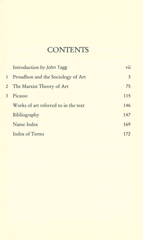 『PROUDHON, MARX, PICASSO : Three Essays in Marxist Aesthetics』 2