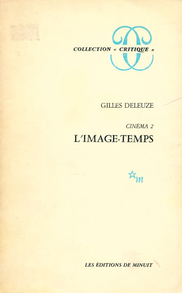 『CINÉMA 2 : L'IMAGE - TEMPS』 1