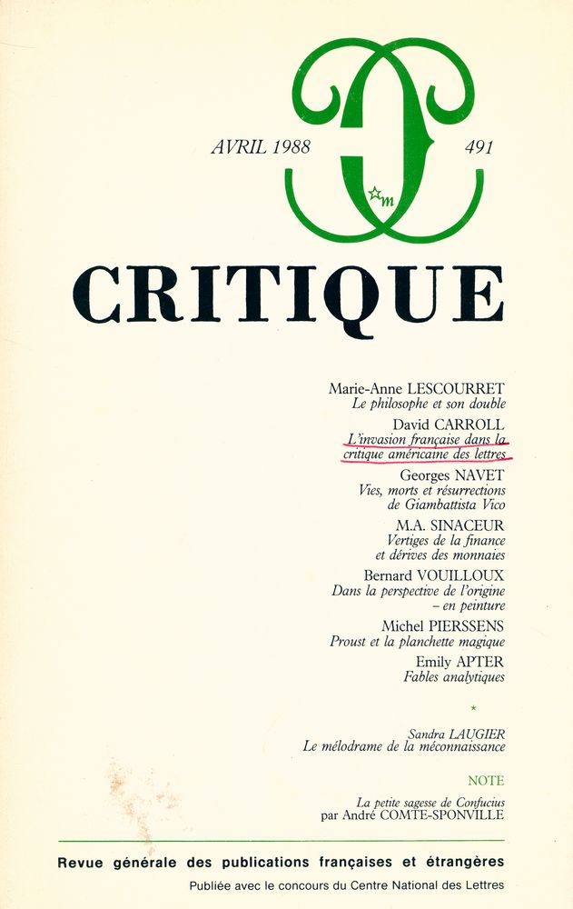 『Critique』 1