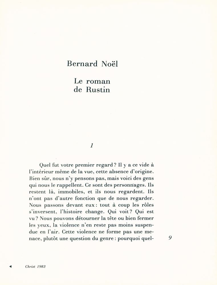 『Rustin : Monographie』 2