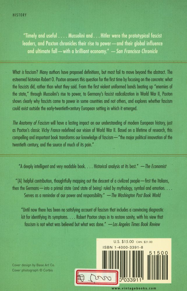 『The anatomy of fascism』 3
