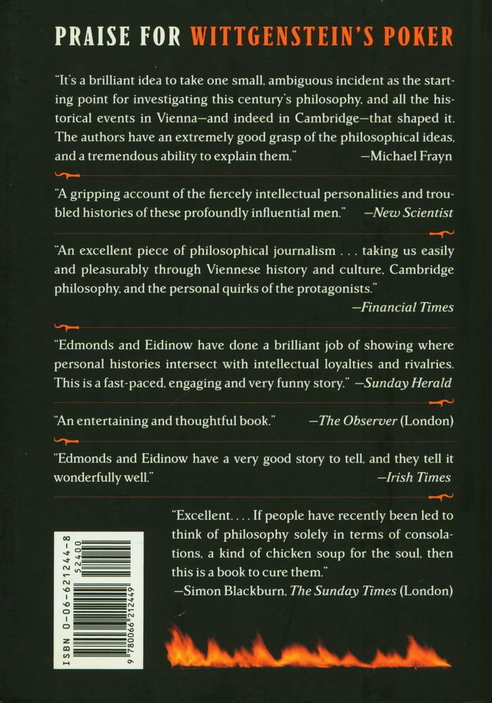 『Wittgenstein's Poker : The Story of a Ten - Minute Argument Between Two Great Philosophers』 3