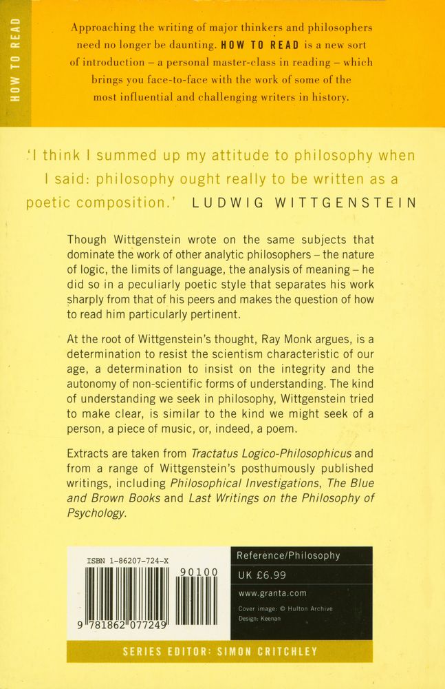 『HOW TO READ WITTGENSTEIN』 3