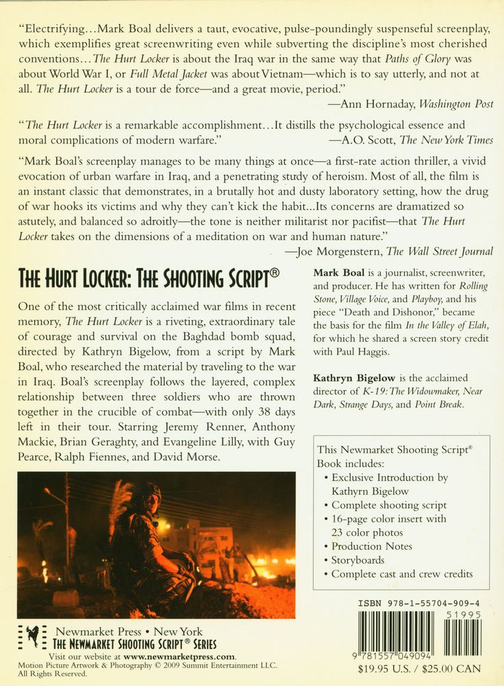 『THE SHOOTING SCRIPT - THE HURT LOCKER』 3