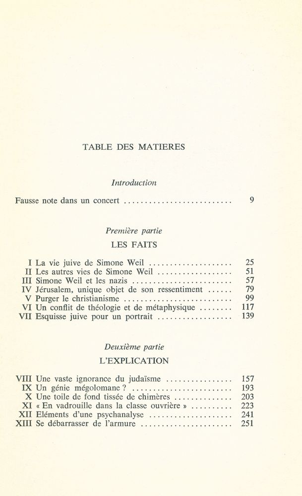 『SIMONE WEIL OU LA HAINE DE SOI』 2