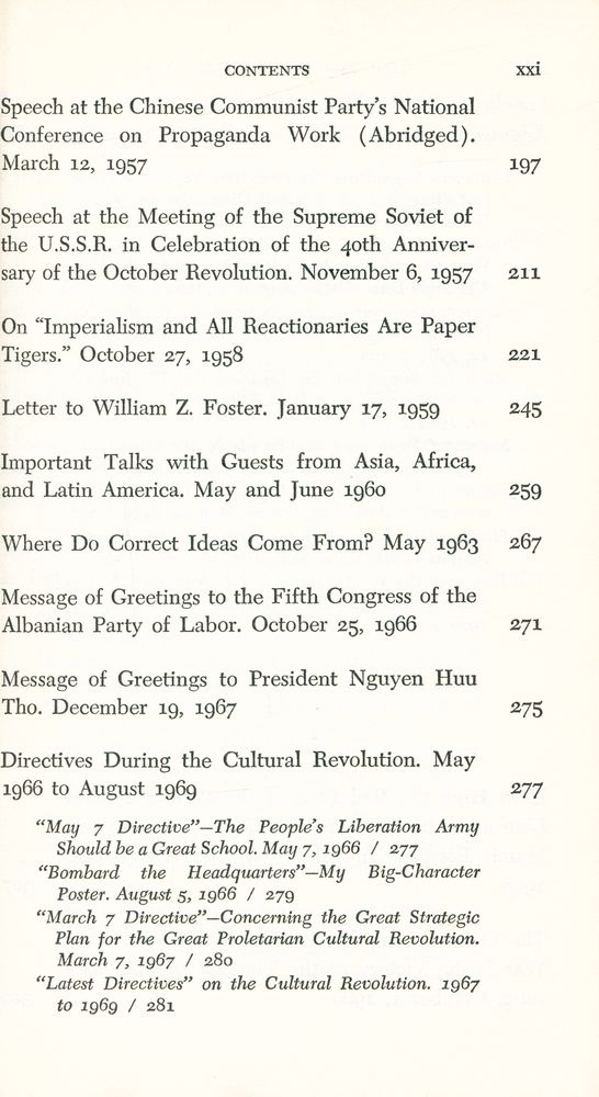 『MAO TSE - TUNG AND LIN PIAO : POST REVOLUTIONARY WRITINGS』 4