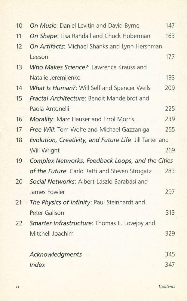 『Science Is Culture : Conversations at the New Intersection of Science + Society』 3