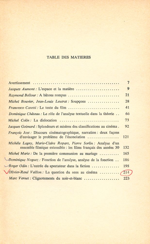 『LA THÉORIE DU FILM : Colloque de Lyon』 2